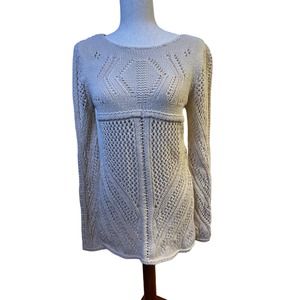 ECI Cream Knit Sweater